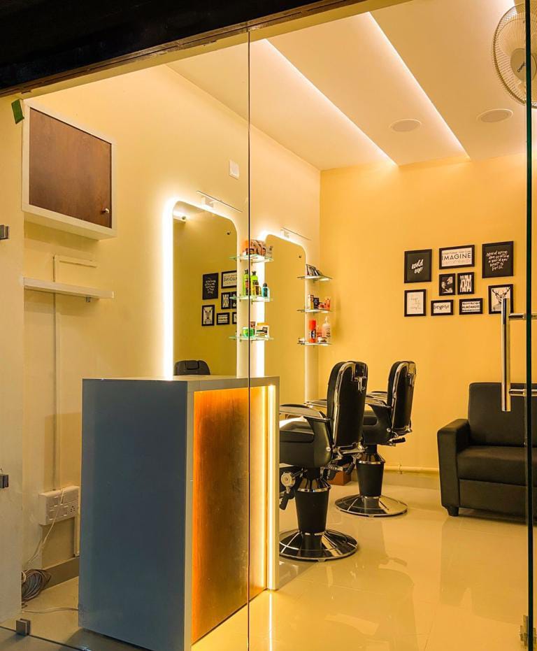 unisex spa beauty parlour interior decorators coimbatore