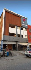 hospital acp elevation exterior designer in coimbatore